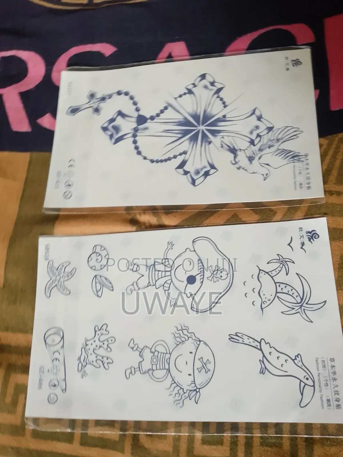 Semi-Permanent Tattoo Stickers