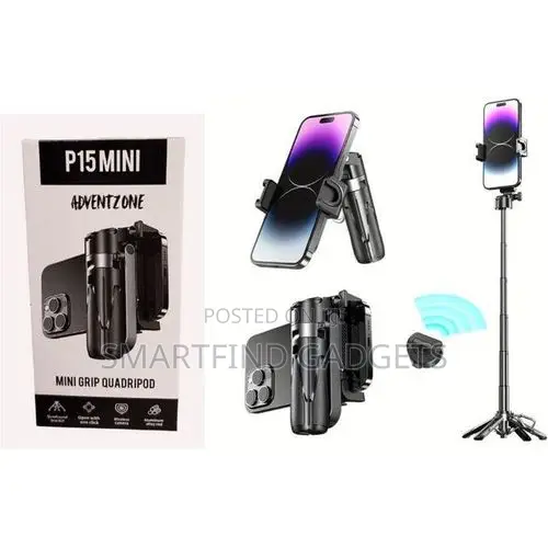 Ai Face Tracker Selfie Stick + Static Selfie Stick