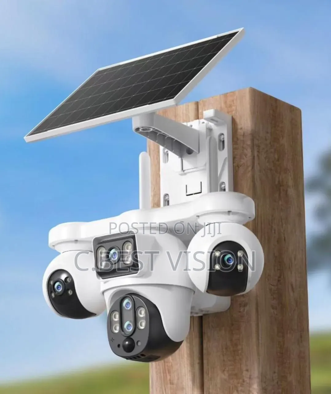 V380 Max Real 3lens 3ptz Solar Camera