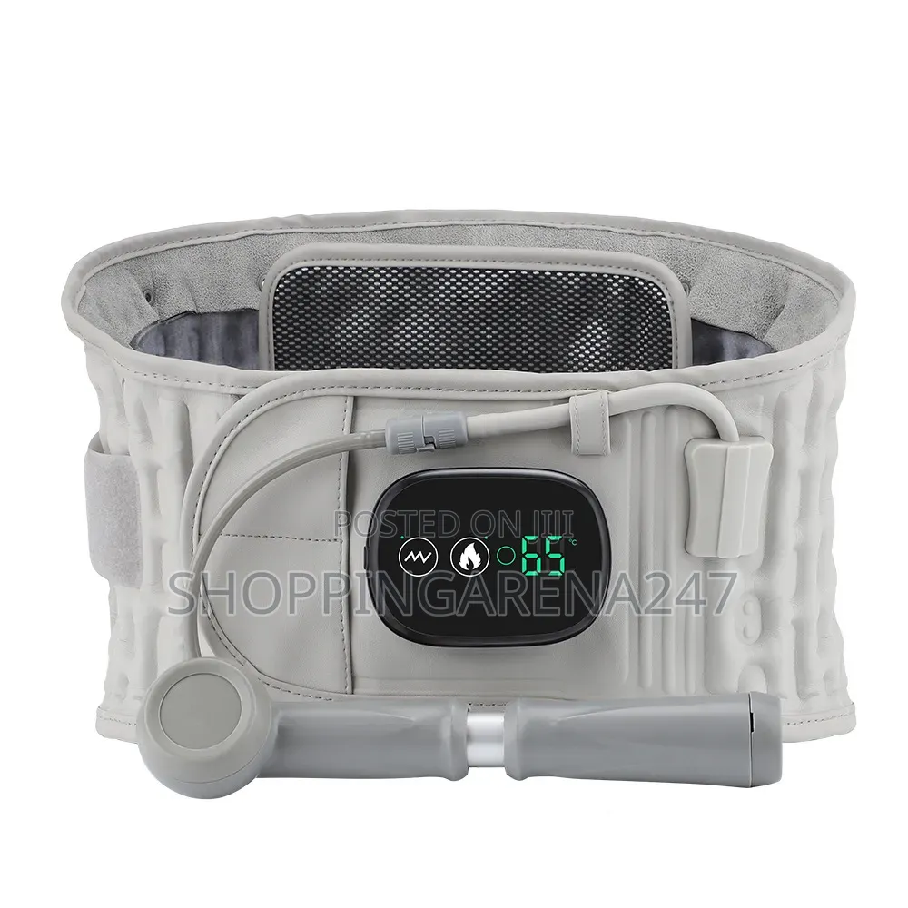 3In1 Rechargeable Decompression,Heat Massage Lumbar Belt