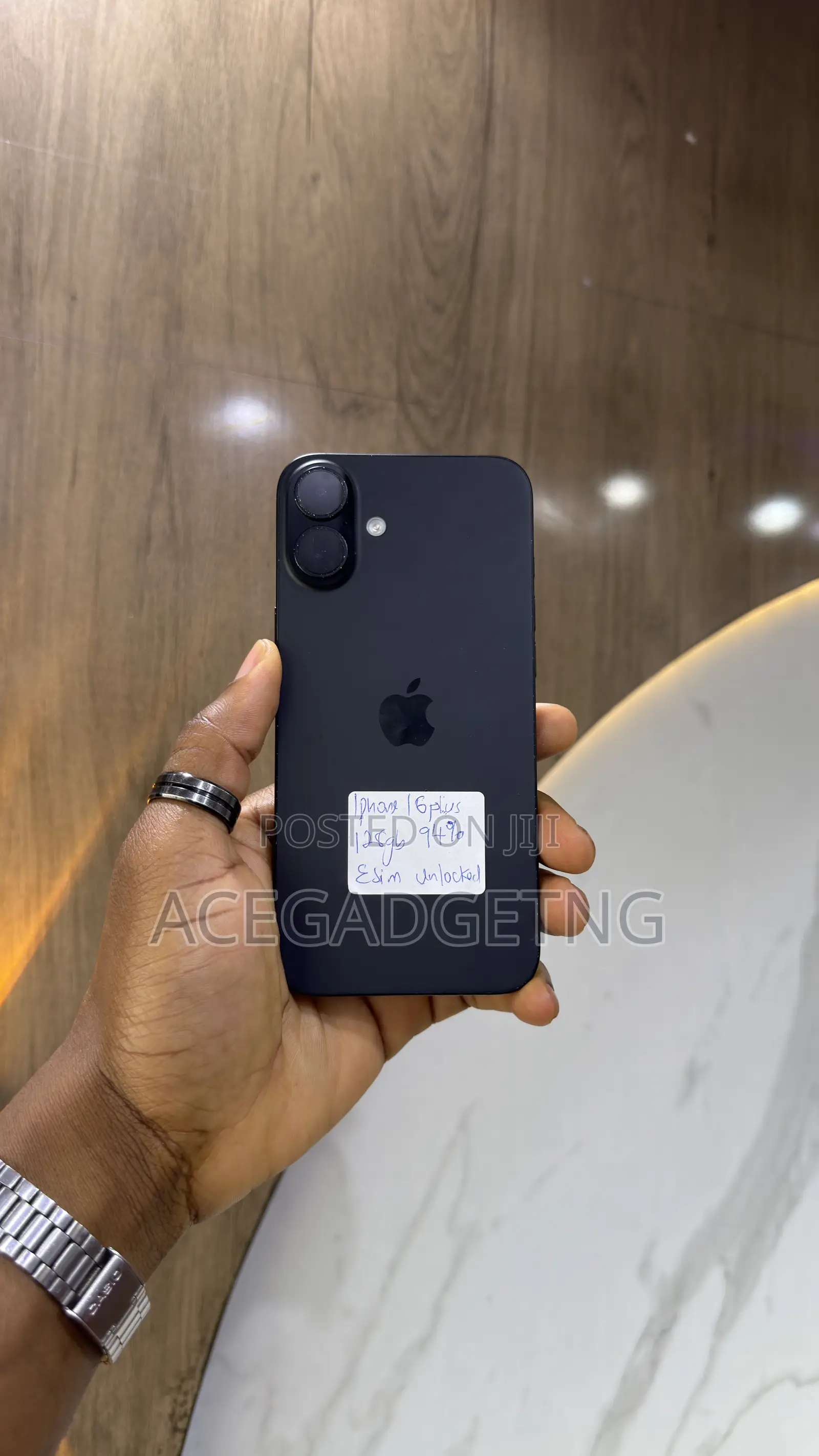 Apple iPhone 16 Plus 128 GB Black