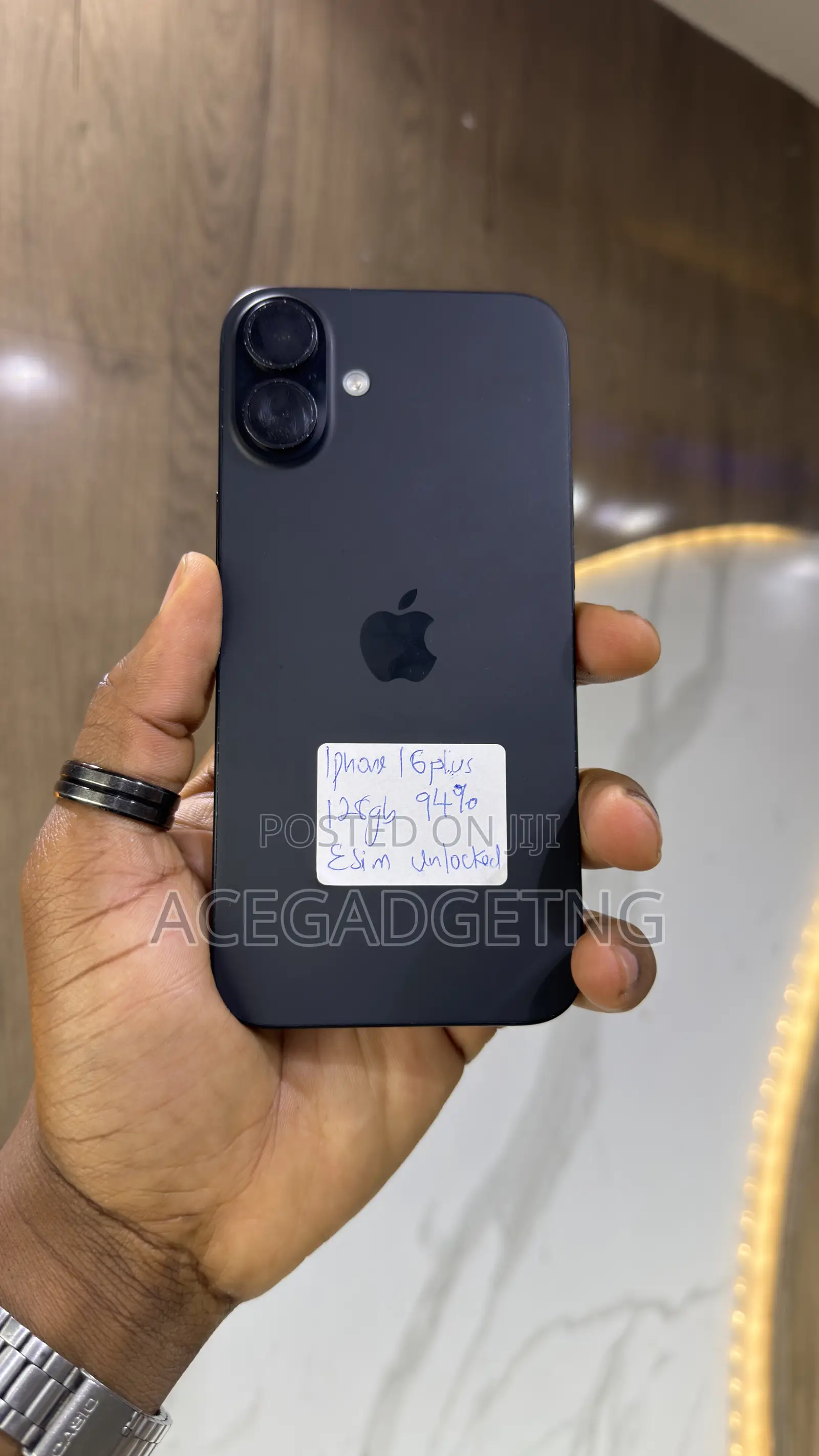 Apple iPhone 16 Plus 128 GB Black