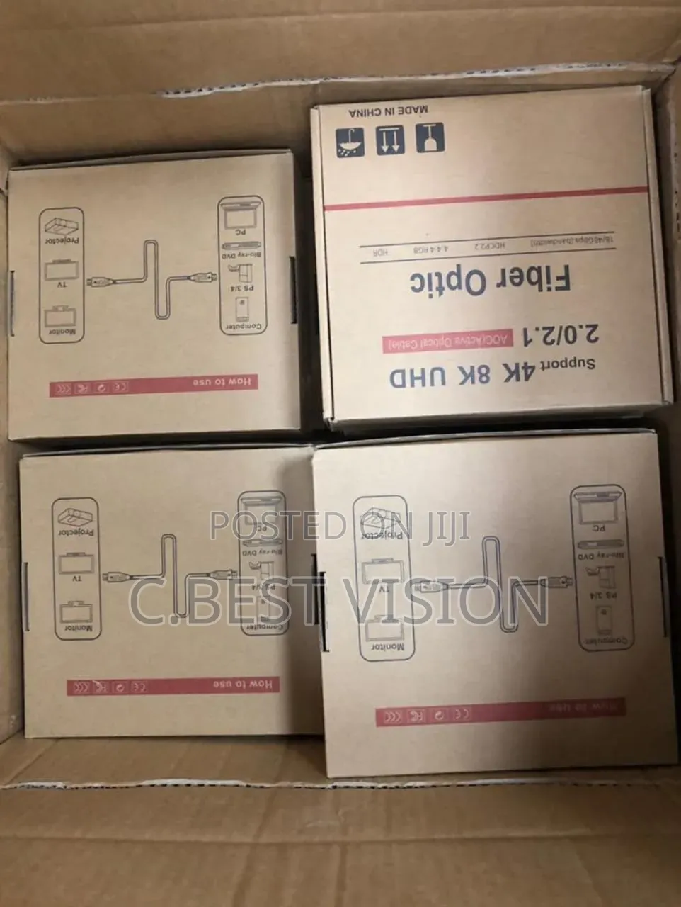 UHD Cable Fiber Optic by 50m