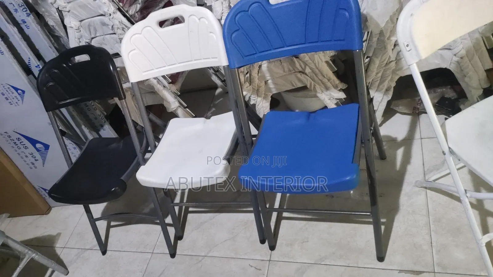 Foldable Student Chairs With Foam and Plastic Made
