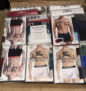 3 in 1 Men's Zara Premium Cotton Stretch Boxer Briefs (3-in-1 Pack)