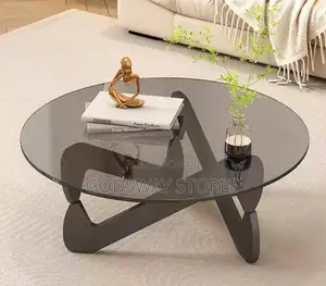 Modern Round Glass Center Table