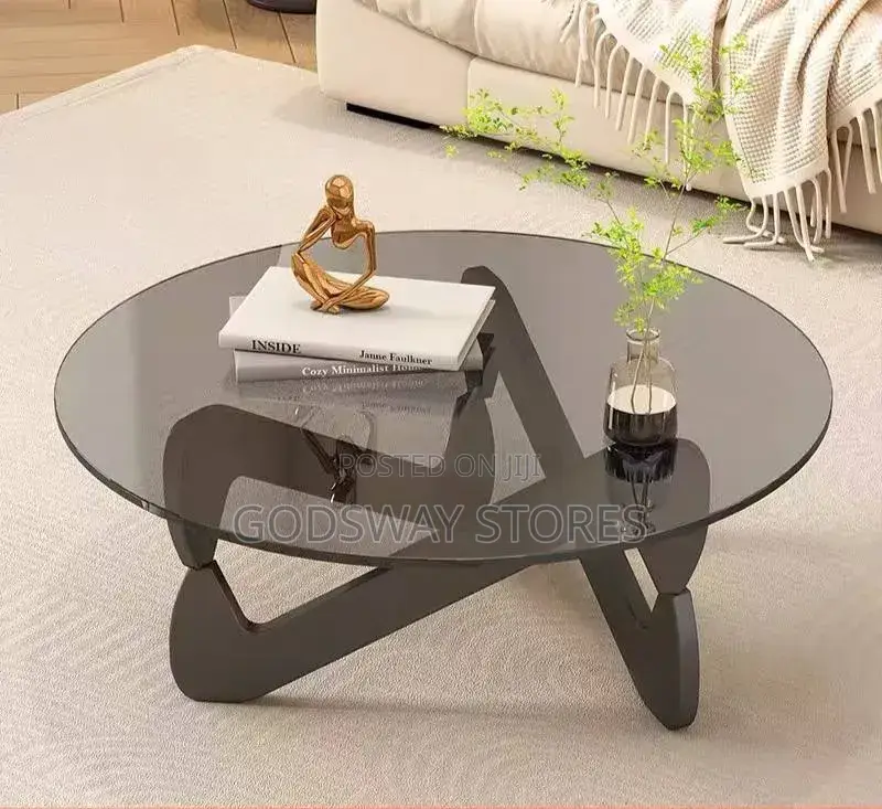 Modern Round Glass Center Table