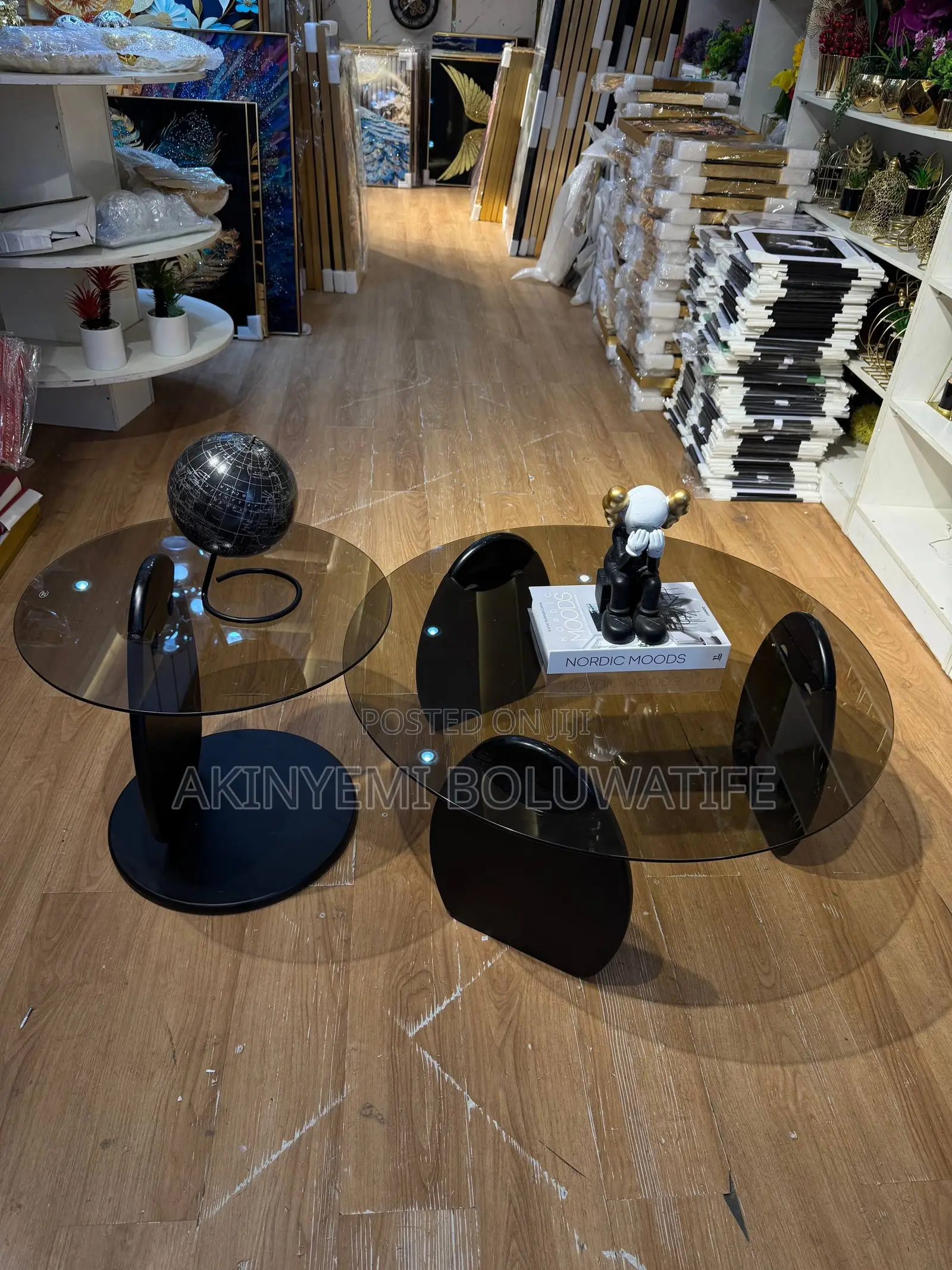 2 in 1 Glass Center Table