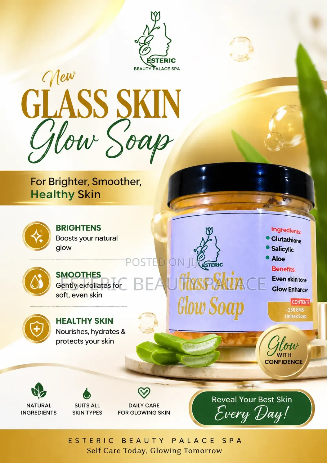 Esteric Glass Skin Glow Soap