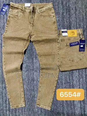 Normal Leg High Quality Jeans of Different Colors Blue,black ,Etc.