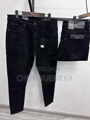Normal Leg High Quality Jeans of Different Colors Blue,black ,Etc.