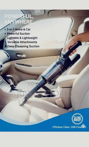 Rechargeable 2 in 1 Car Vacuum Cleaner With Light
