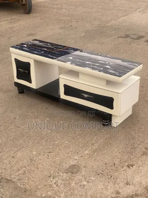 Imported Adjusted Marble Top TV Stand