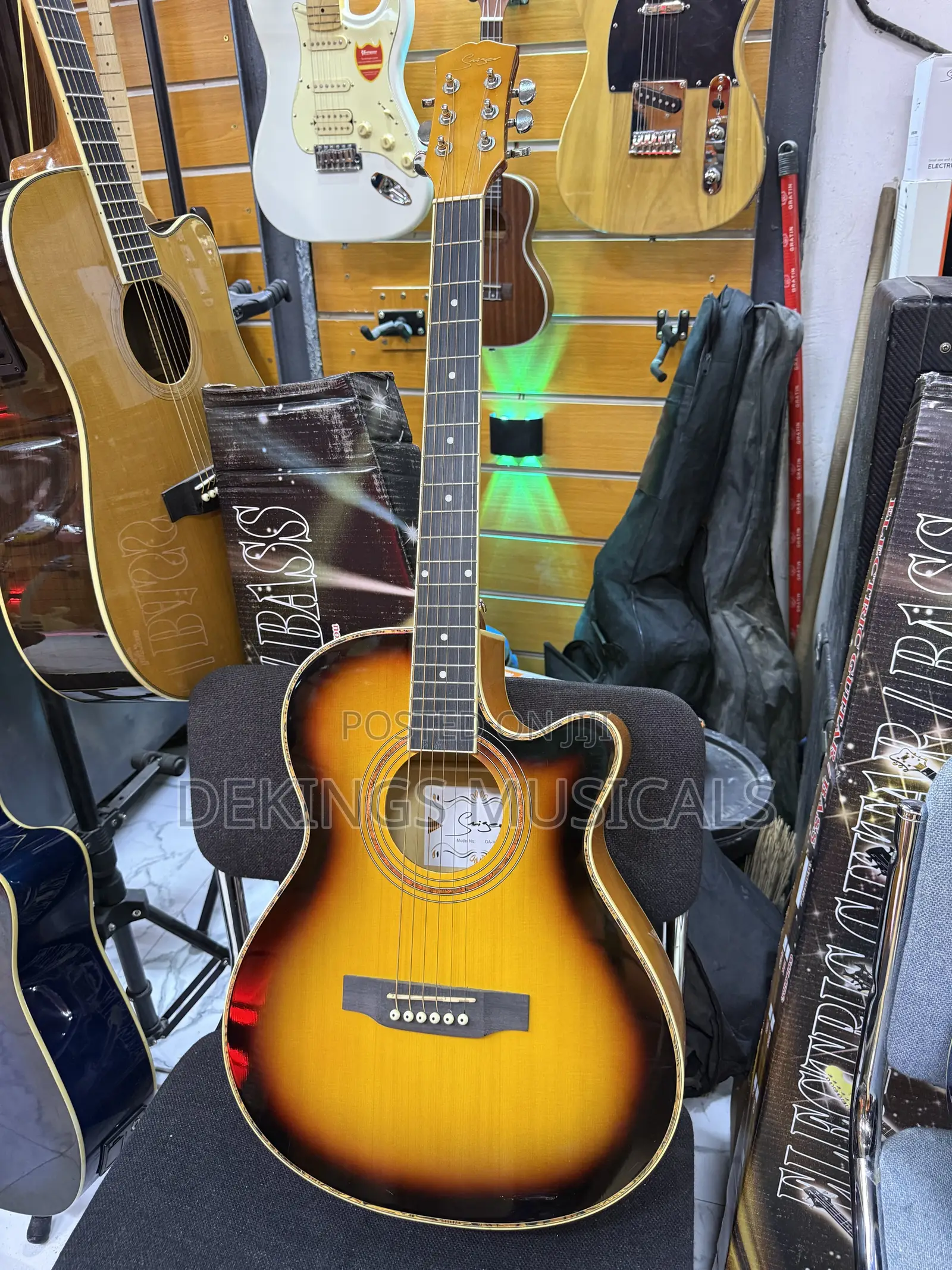 Smiger GAH60 Semi Acoustic Guitar