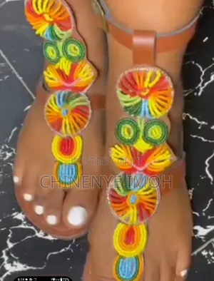 Beaded Gladiator/Maasai Sandals