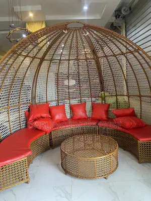 Big Rattan 10 Seater Sofa