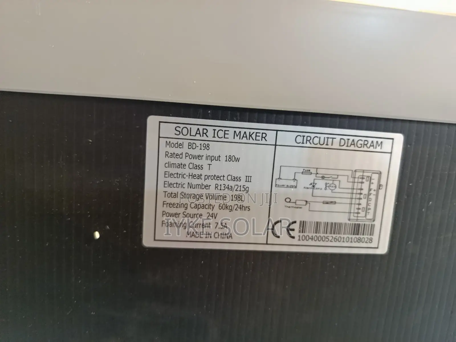 BD-198 Foresolar Inverter Fridge