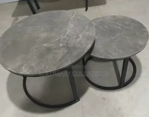 Luxury 2-in-1 Centre Table Modern Nesting Coffee Table Set