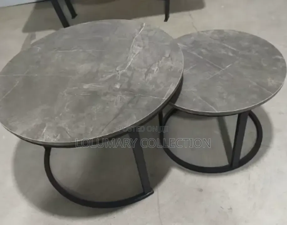Luxury 2-in-1 Centre Table Modern Nesting Coffee Table Set