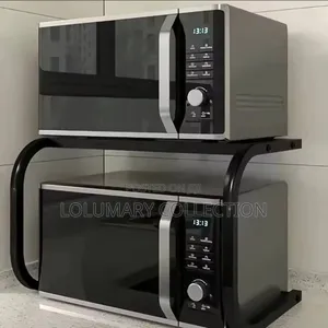 Microwave Stand – Sturdy Kitchen Storage Rack With Shelves