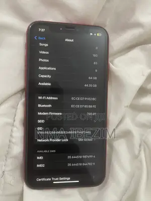 Apple iPhone XR 64 GB Red