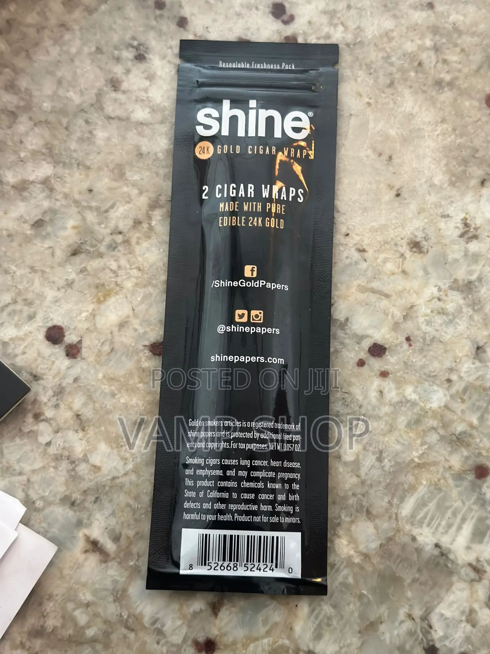 Edible Gold Leaf Cigar Wraps
