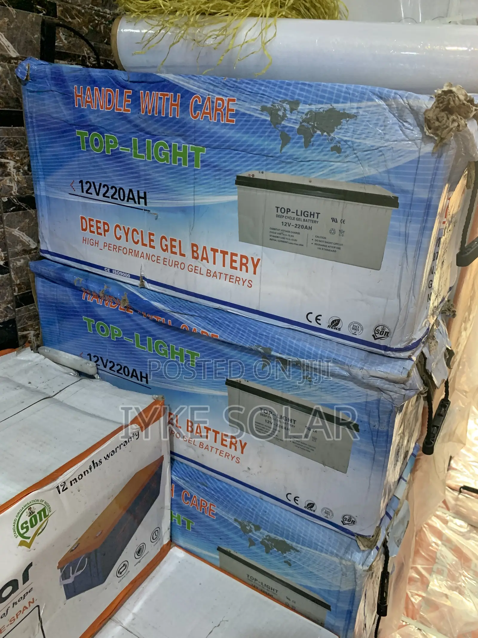 220ahs 12v Toplight Dry Cell Battery