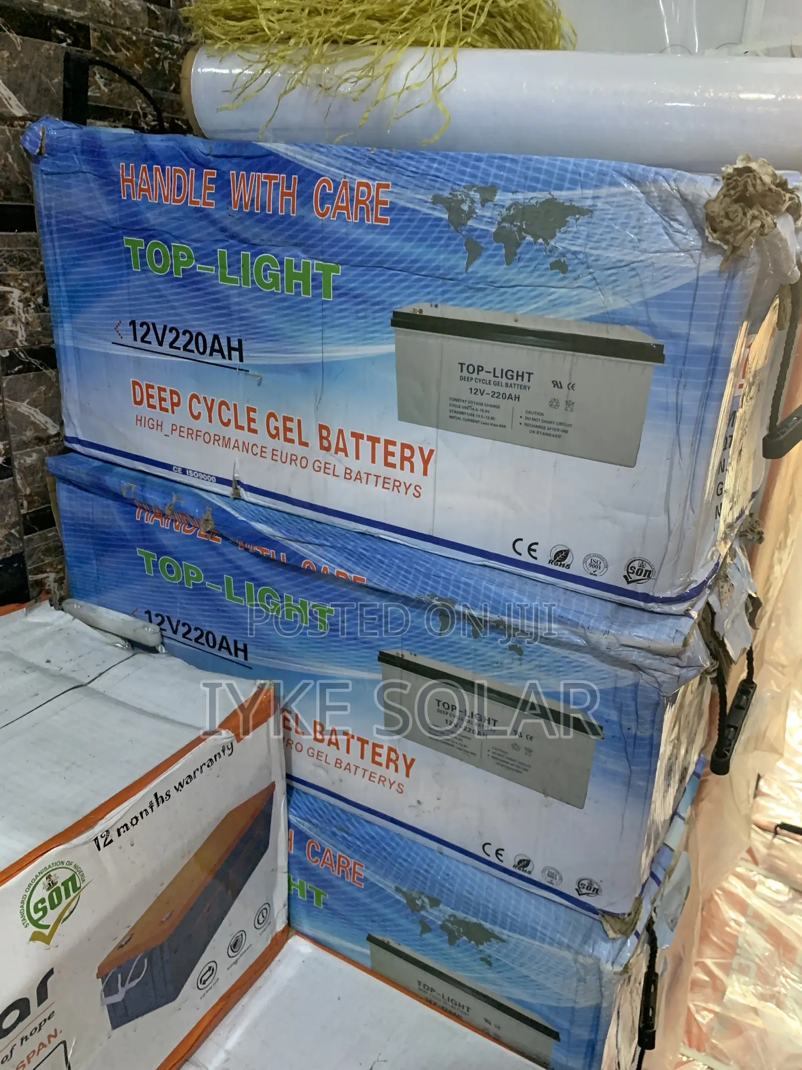220ahs 12v Toplight Dry Cell Battery
