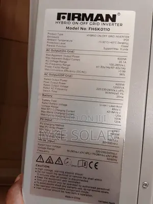 6kva Firman Hybrid Inverter