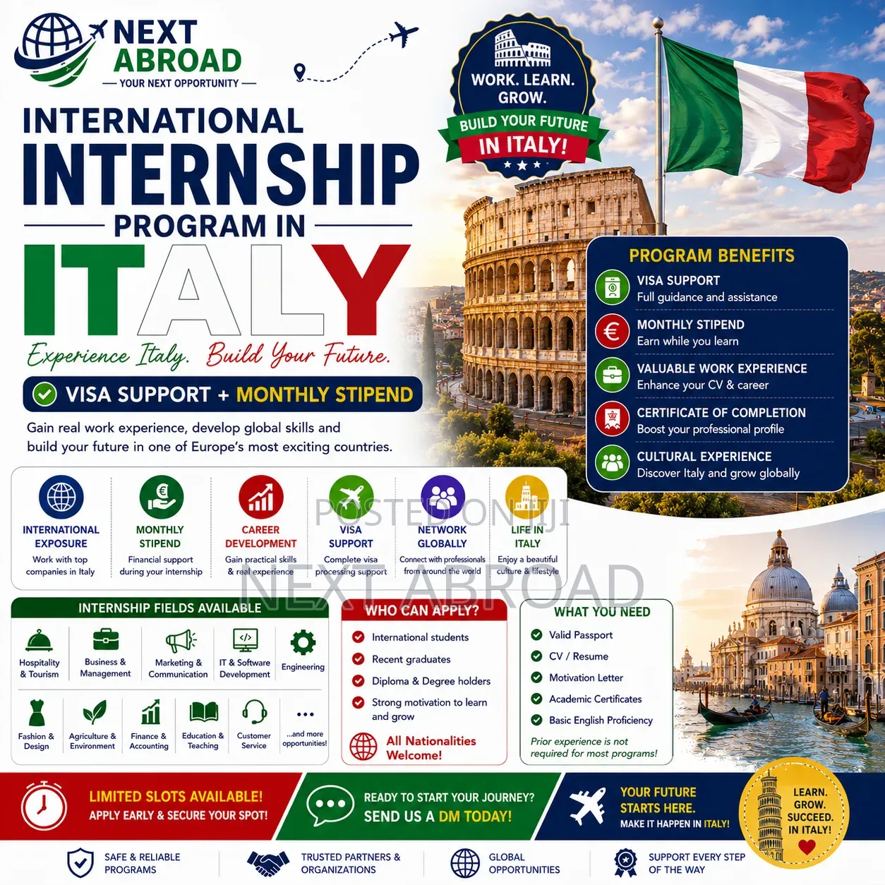 International Internship Program in Italy