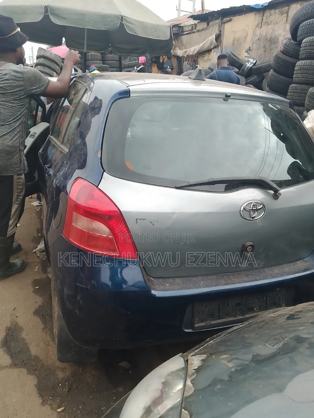 Toyota Yaris 2008 Blue