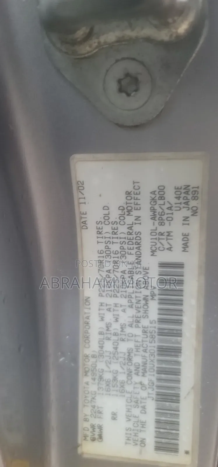 Lexus RX 2002 Silver