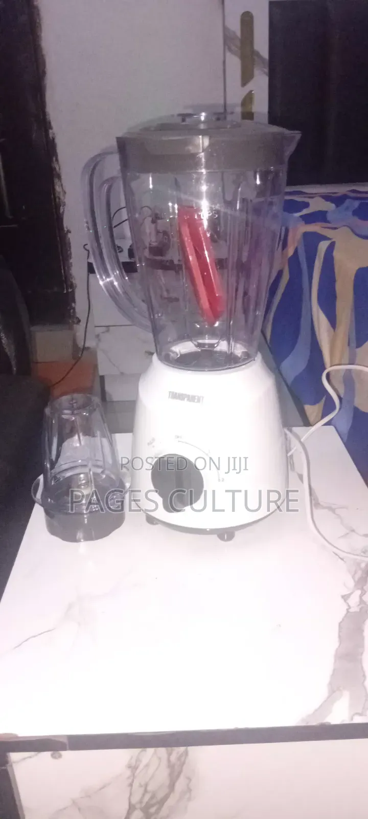 Slightly Used Transparent Blender