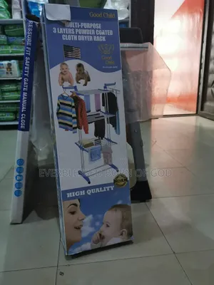 Foreign-Type High-Grade Steel Pole Foldable Clothes Drying Rack
