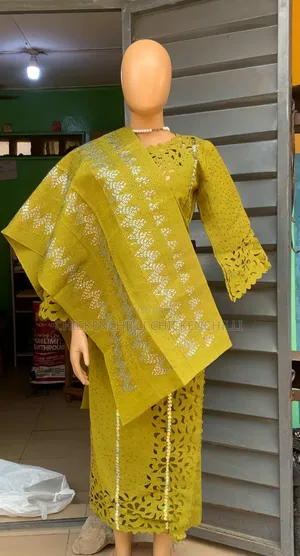 Wedding Asooke and Reception Dress