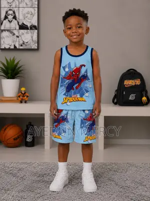 Boys 2pcs Casual Animation Wear