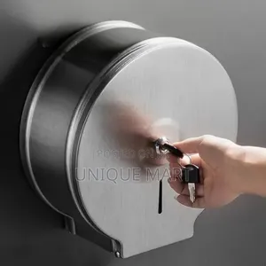 Wall Mounted Jumbo Size Stainless Steel Tissue Paper Roll Dispenser