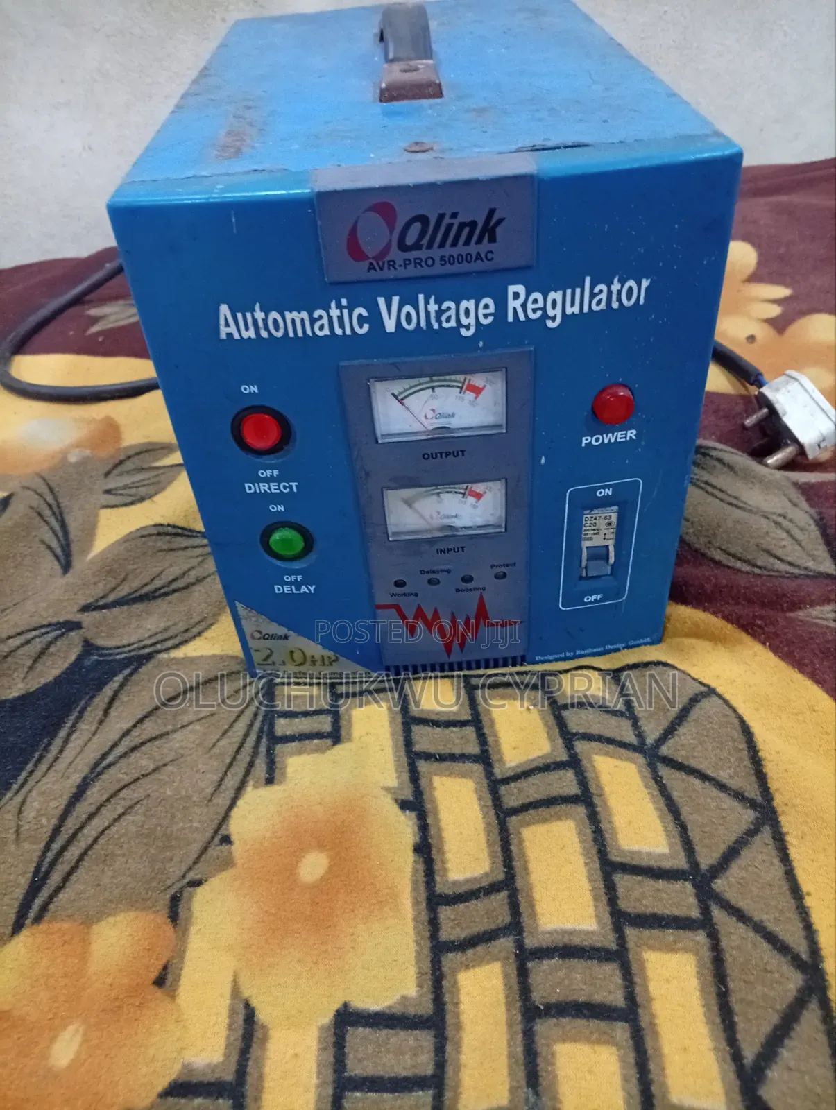 Qlink Automatic Voltage Regulator (Stabilizer) 5,000 WATTS