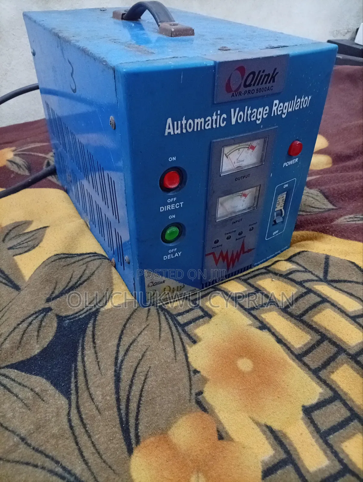 Qlink Automatic Voltage Regulator (Stabilizer) 5,000 WATTS
