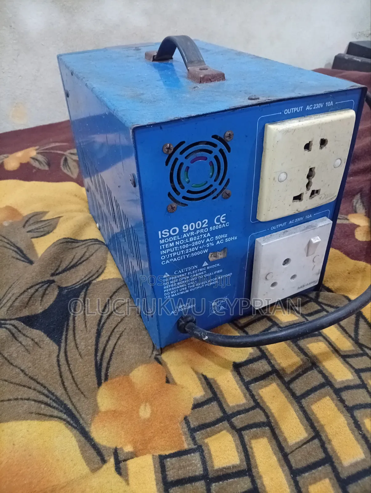 Qlink Automatic Voltage Regulator (Stabilizer) 5,000 WATTS