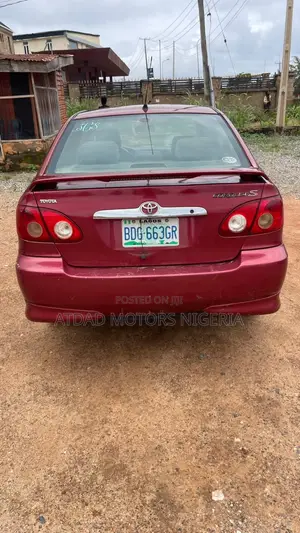 Toyota Corolla S 2005 Red