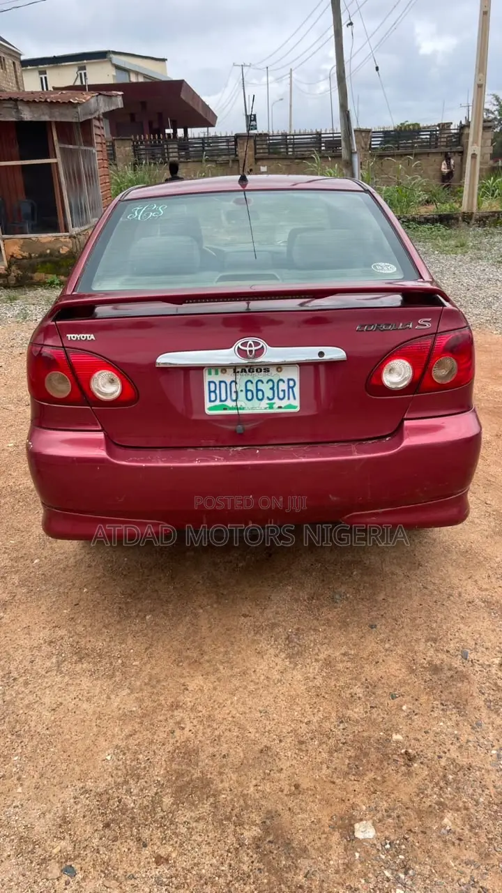 Toyota Corolla S 2005 Red