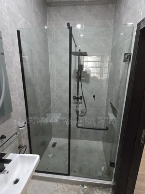 Straight Hinged Shower Door