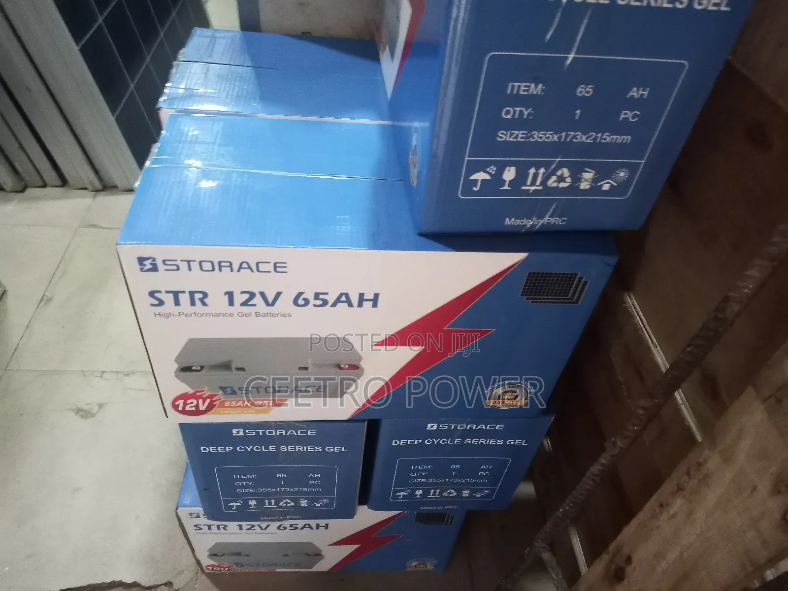 Storage 65ah Dry Gel Cell Battery