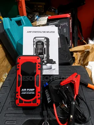 4 in 1 Multi Function Portable Jump Starter and Tire Inflator