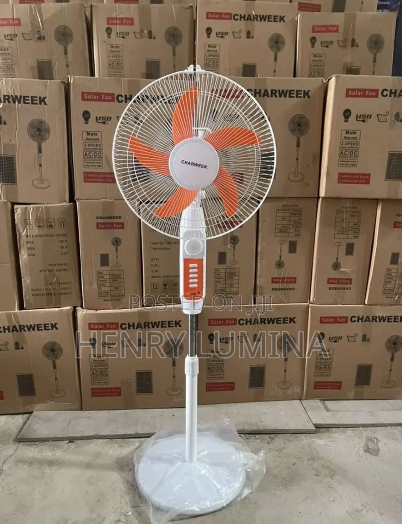 CHARWEEK Solar Fan