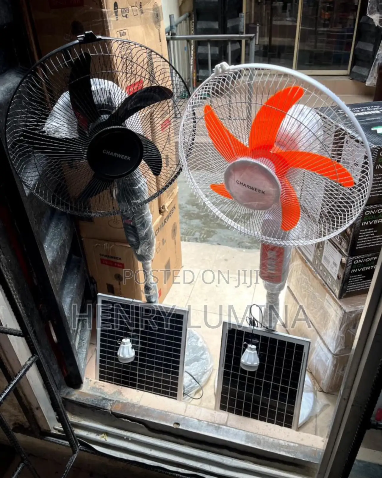 CHARWEEK Solar Fan