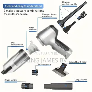Smart Cordless Handheld Vacuum – Modern Home Car Cleaner
