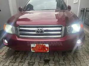 Toyota Highlander V6 2007 Red