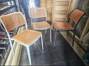 Brown Plastic Rattan Design Chair